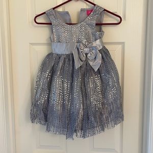 Silver Glitter Dress